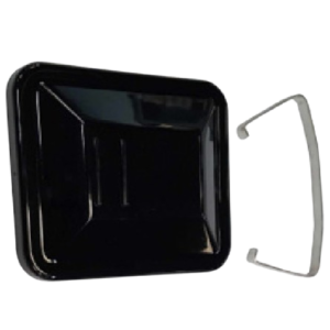 Deckel mit Befestigungsklammern und elektr. Anschlusskasten